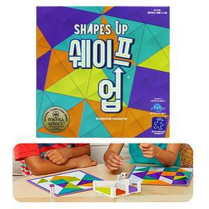 러닝리소스 뉴 쉐이프업 멘사 셀렉트 여러가지 색상 평면 도형 조각 퍼즐 보드게임
