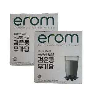 이롬 황성주 국산콩 두유 검은콩 무가당 190ml 32개(팩)
