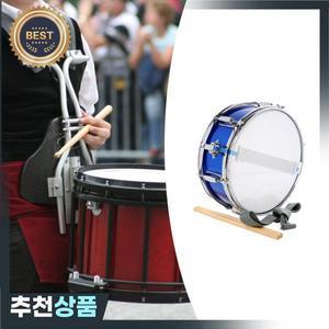 어깨 끈이 13 인치 스네어 드럼 블루 어린이를위한 전문 악기 초보자 청소년 휴일
