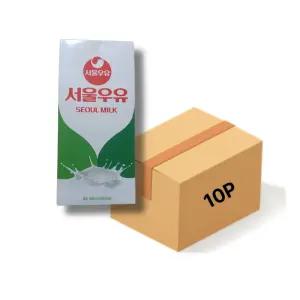 서울우유 멸균우유 1L 10개 소비기한