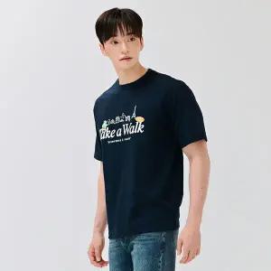 [하프클럽/체이스컬트]U 캐릭터 그래픽 반팔티