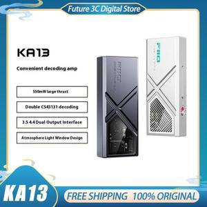 FiiO KA13 데스크탑 모드 헤드폰 앰프 미니 USB DAC AMP 휴대용 550mW 고출력 듀얼 CS43131 맞춤형