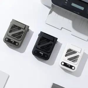BLDC 휴대용 클립팬 ZAY-F019 허리 선풍기 넥밴드 집게형 8000mAh 21시간