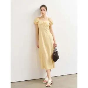 매장정품 제너럴아이디어 GENERALIDEA 스모킹 플라워 롱 원피스 [YELLOW] WBE2L15514 WBE2L15514YE 240088