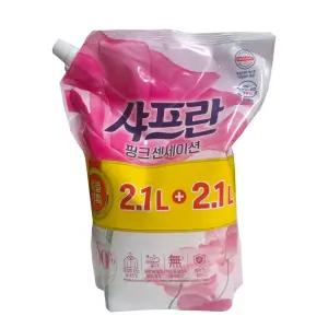 샤프란 핑크 센세이션 2.1L x 6개 (리필)