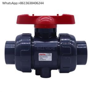 ASAHI  CLEAN PVC 볼 밸브  정체된 물 이중 라이브 FKM/EPDM