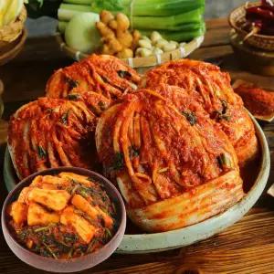 [대박찬스]해남 땅끝마을 포기김치8kg+총각김치2kg