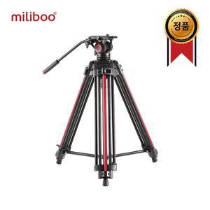 [밀리부] MTT605A 알루미늄 비디오삼각대 원터치 잠금 카메라 방송용 유압식헤드