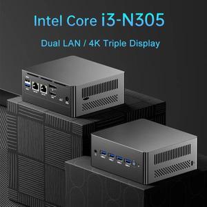 SZBOX M9N N305 미니 PC i3-N305 DDR4 3200GHz 2280 NVME SSD 윈도우 11 Pro 듀얼 LAN 4K 트리플 디스플레
