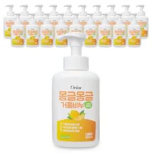 오릭스 몽글몽글 레몬향 핸드워시 500ml 20개 물비누액상비누