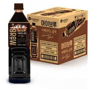 맥널티 아이브루 아메리카노 블랙커피 1L 12개