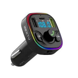 넥스트유 3422BTC 차량용 블루투스 무선 시거잭 카팩 핸드프리 / 시가잭 고속충전 / USB 메모리 MP3 재생