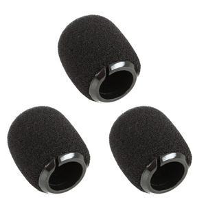 Shure Beta98H/C MX412 418 악기 구즈넥 마이크 용 3 개/몫 플라스틱 스냅 폼 커버 윈드 스크린 스폰지