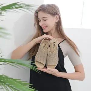 올리 벨모아 엘라스틱 웨지 샌들 6cm