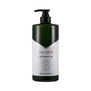 다나한 초담은 쿨링 탈모 샴푸 1000ml 어성초 두피케어 민트 약산성 기능성샴푸