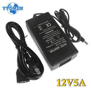 12V 5A 전원 220V 범용 어댑터 LED 공급 스트립 플러그 라이트 장치