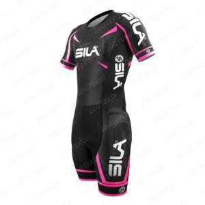 Sila 인라인 스피드 스케이팅 스킨수트 트레이닝 편안한 라이크라 패브릭 사이클 의류 Maillot Ciclismo MT