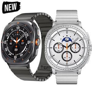 삼성 갤럭시 워치 울트라 2025 47mm용 스테인리스 스틸 밴드, 40mm 8 클래식 고급 스트랩