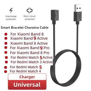 샤오미호환 스마트 밴드 8, 9, 8 프로, 액티브, 레드미 워치 5, 3 4 2 용 마그네틱 충전기, 범용 USB 충전