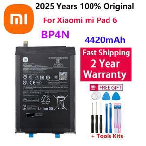 2025 년 Xiaomi mi Pad 6 배터리 Bateria 용 100%  새 BP4N 4420Mah 교체