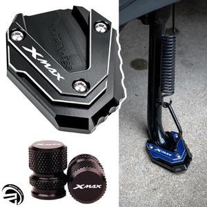 오토바이용품 YAMAHA XMAX 125 250 300 XMAX300 XMAX250 -  바이크 오토바이 킥 스탠드 사이드 기 패드 타