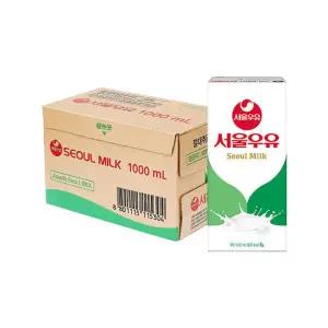 서울우유 멸균우유 흰우유 1000ml x 10개입 x1박스