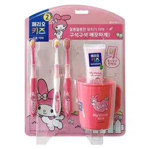 마이멜로디 키즈 양치세트 어린이 칫솔 치약 유치원 양치 페리오