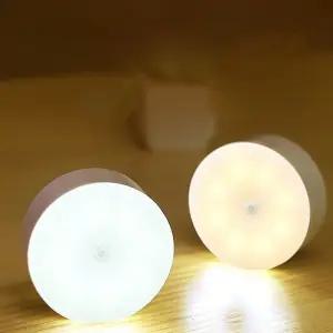 플러스 무타공 LED 무선 센서등 조명 취침 수면등