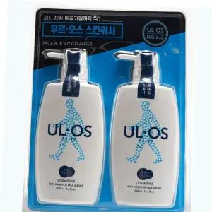 우르오스 미끌거림없이 개운 페이스바디워시 500ml2입