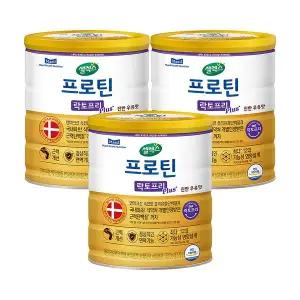 [셀렉스] 프로틴 락토프리 플러스 570g 3캔 분리유청단백질 근력개선