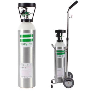 가정용 산소호흡기 휴대용 의료용 산소통 발생기 치료기 이동식 세트 2.8L 4.6L