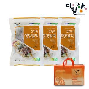 디딜향 5가지맛 영양찰떡 선물세트 총60개입