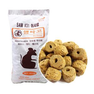 [무료단독발송] 샘타코 익스트루젼(펠렛) 사료 15kg 이갈이사료 대용량사료
