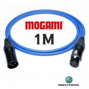 모가미 MOGAMI 2549 파랑 XLR + XLR 뉴트릭 골드 마이크 케이블 1M