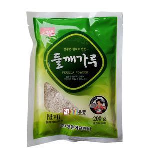 청은 들깨가루 탈피(중국산80%) 200g 유통기한 25.11.4까지
