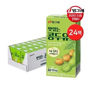 [빙그레]빙그레 맛있는 콩두유 200ml 24팩