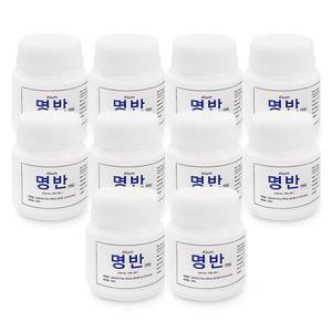 삼현제약 명반 180g 10개 백반 뱀퇴치 염색 가루 원형통