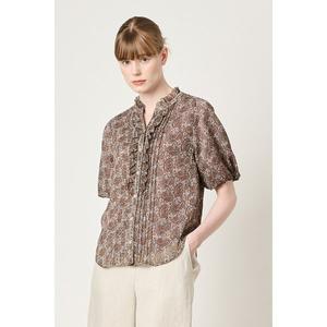 [BCBG](대전신세계)페이즐리 프린트 블라우스 (B2M6B450)