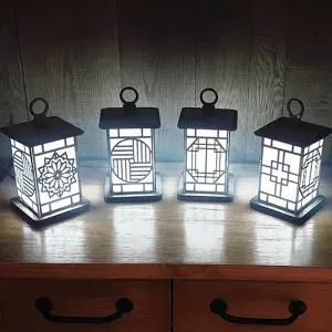 [토단] LED 전통 한지 무드등 만들기 1인세트
