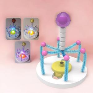 바이러스 박테리오 파지 조명등 만들기 세균 모형 색 모루 DIY