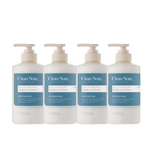 케라시스 클린노트 퓨어 코튼 바디로션 500ml x4개