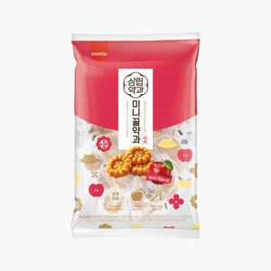 삼립 간식 사과 미니 꿀 약과 500g 1개