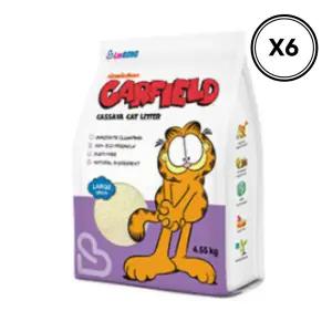 가필드 카사바 고양이 천연 굵은 모래 4.55kg X6팩