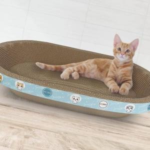 MF01 고양이 눕기 편한 특대형 B골 스크래쳐 타원형60cm 고양이수직스크래쳐