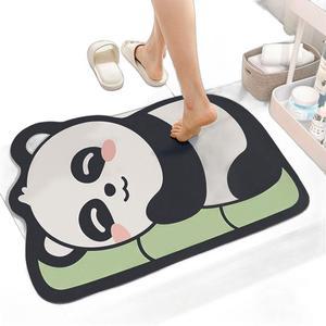 규조토 발매트 진흙 부드러운 바닥 매트 흡수 싱크대 화장실 욕실 귀여운 캐릭터 현관 러그