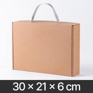 끈 손잡이 선물 상자 크라프트 30x21x6 G형 포장 박스