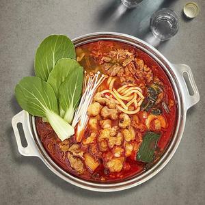 미식대가 얼큰한 우삼겹 한우대창전골 500g(2인분)