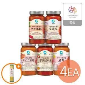 [면250g증정] 청정원 스파게티소스600g 5종 x 4개 골라담기