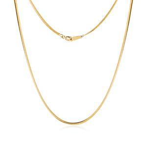 14K 1.4mm 센슈얼 스네이크 뱀줄 체인 목걸이 MON40696