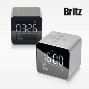 브리츠 BZ-V99 무선 휴대용 블루투스 스피커 AUX TF슬롯 디지털 LED 알람 탁상시계 C타입